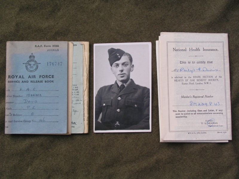 War Department Militaria WWII RAF Medal Group With Documents