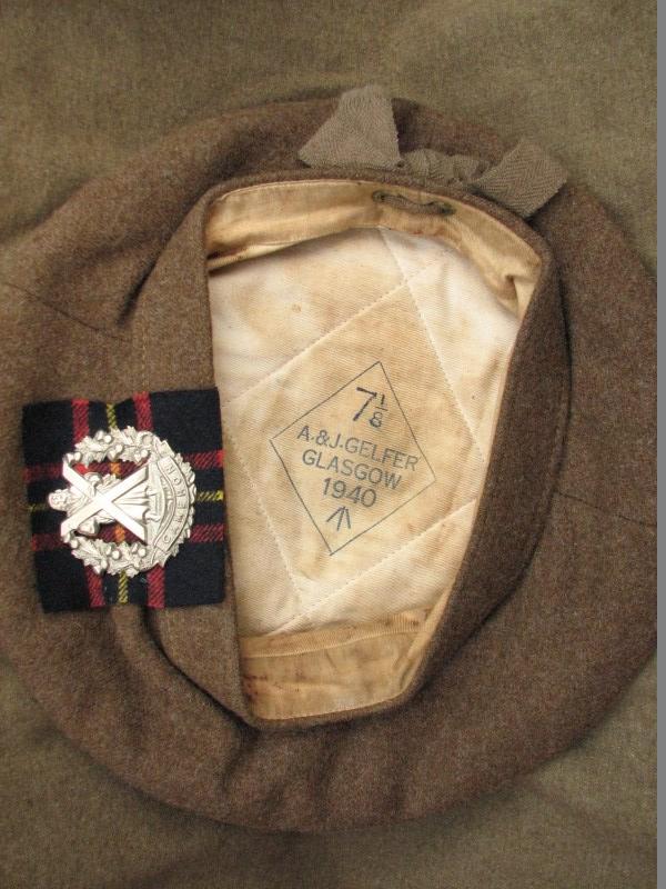 War Department Militaria 1940 Queen S Own Cameron Highlanders Tam O