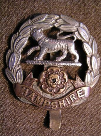 Hampshire Regiment Cap Badge, pre 1946.