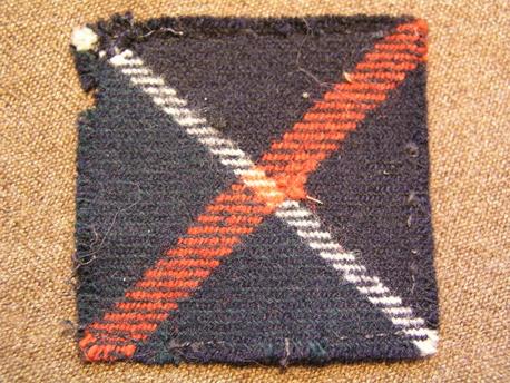 WWII King's Own Scottish Borderers Formation Patch