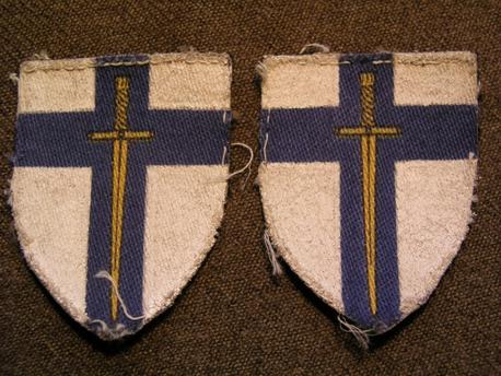Pair of 1st Army Formation Patches