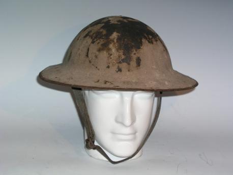 Rare WWI Brodie Helmet with Unit Insignia