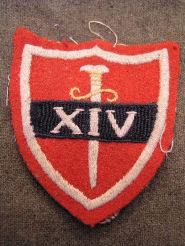 War Department Militaria | Excellent 14th Infantry Division Flash