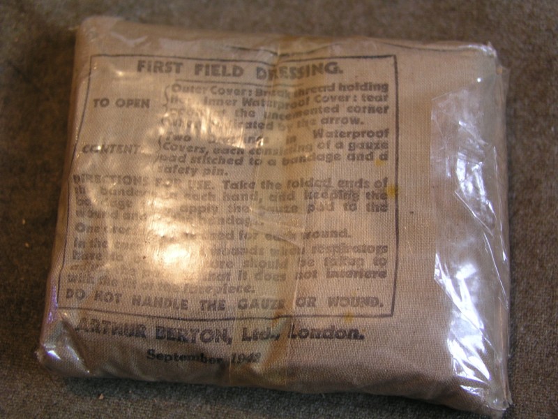 Unissued First Field Dressing