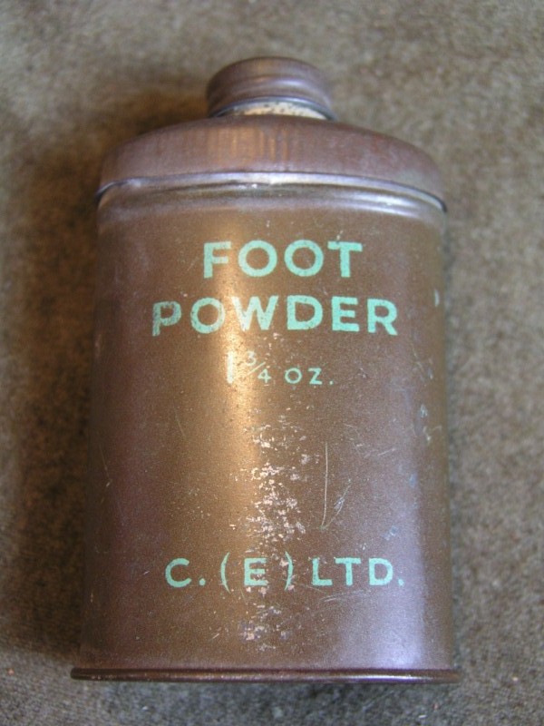 WWII Foot Powder Tin