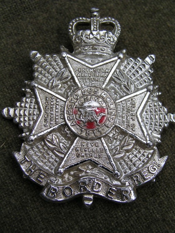 Border Regiment Staybrite Cap Badge