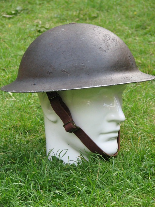 War Department Militaria Rare WWII Officers MkII Helmet with