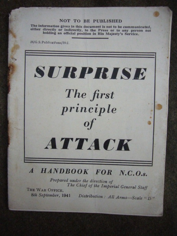 'Surprise, the First Principle of Attack'