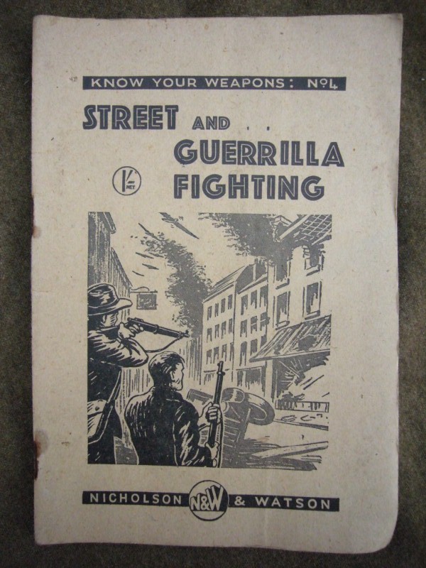 Scarce WWII Home Guard Street & Guerrilla Fighting Manual