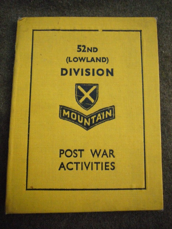 52nd (Lowland) Division Booklet