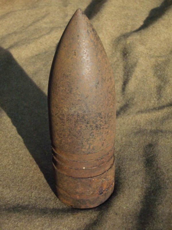 Unidentified Small Caliber Artillery Projectile