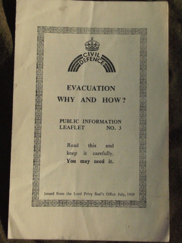 1939 Civil Defence Public Information Pamphlet No3