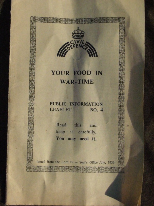 1939 Civil Defence Public Information Pamphlet No4