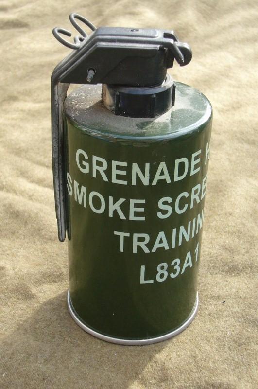 Inert British Training Smoke Grenade