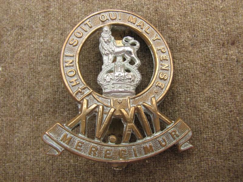 15th / 19th Hussars Cap Badge