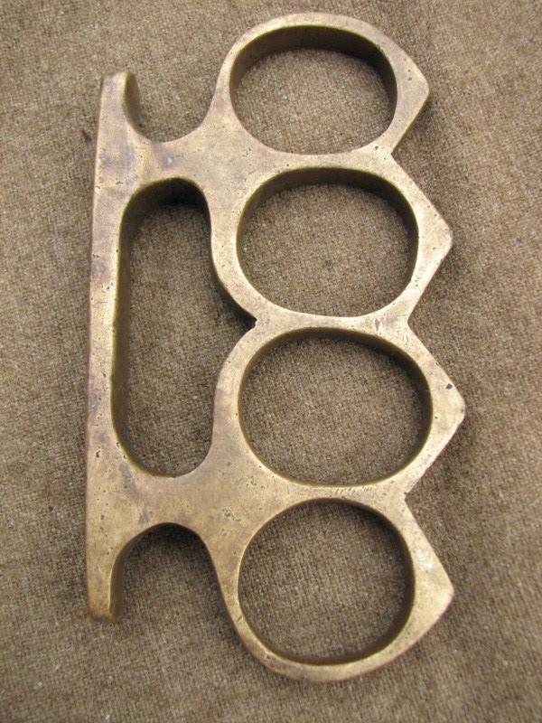 War Department Militaria  Rare set of Brass Knuckles