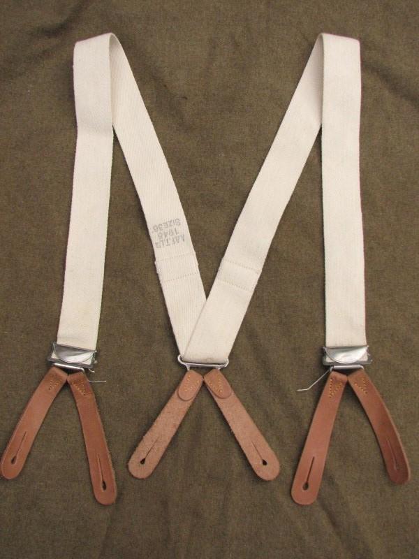 British trouser braces, surplus 