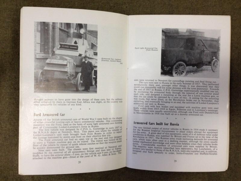 War Department Militaria | Superb book on WWI-WWII British Armoured Cars