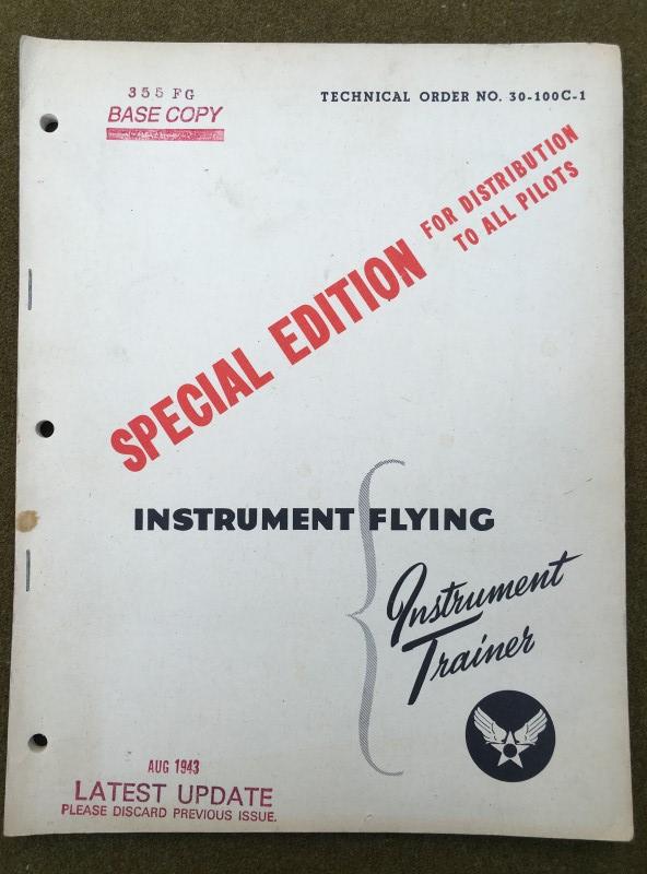 WWI US Army Air Force Instrument Flying Manual