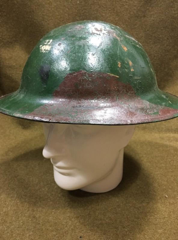 Extremely rare Mk I* Helmet with original Camouflage