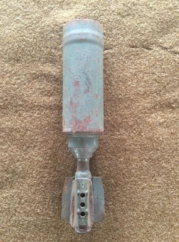 War Department Militaria Inert post WWII 2inch Mortar Parachute