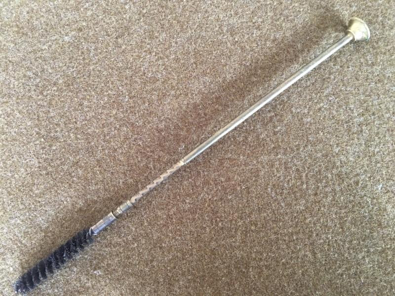 WWI Webley Cleaning Rod with Jag and Brush