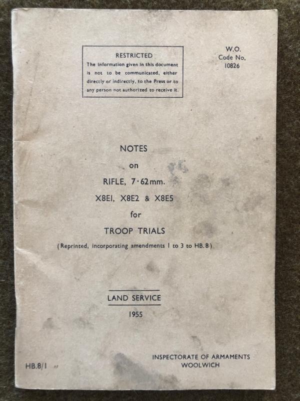 Extremely scarce Trial FN FAL / SLR Rifle Training Manual