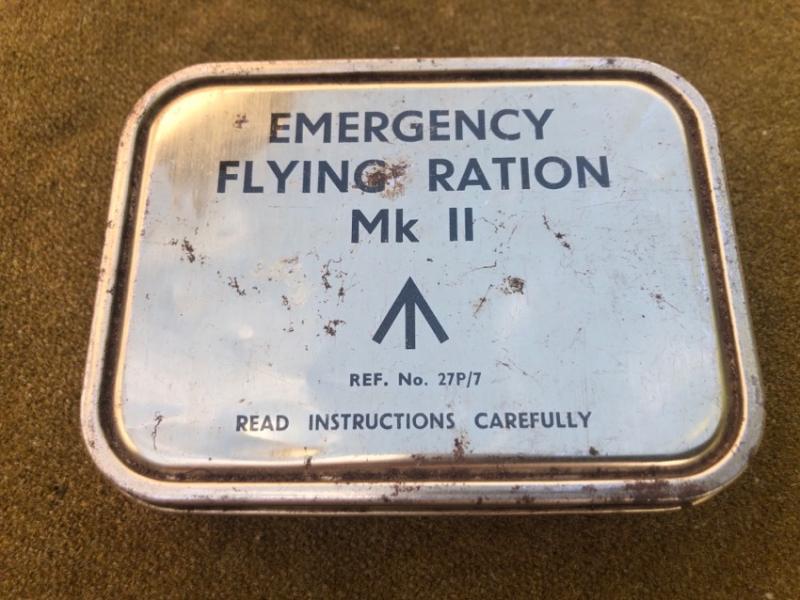 WWII RAF Mk II Emergency Flying Ration Tin