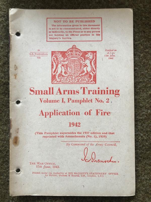 1942 Small Arms <I>Application of Fire</I>