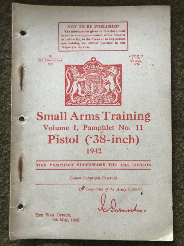 1942 .38 Revolver Manual