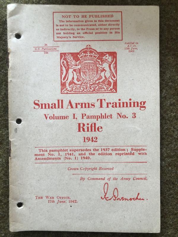 1942 Rifle / Sniper Manual