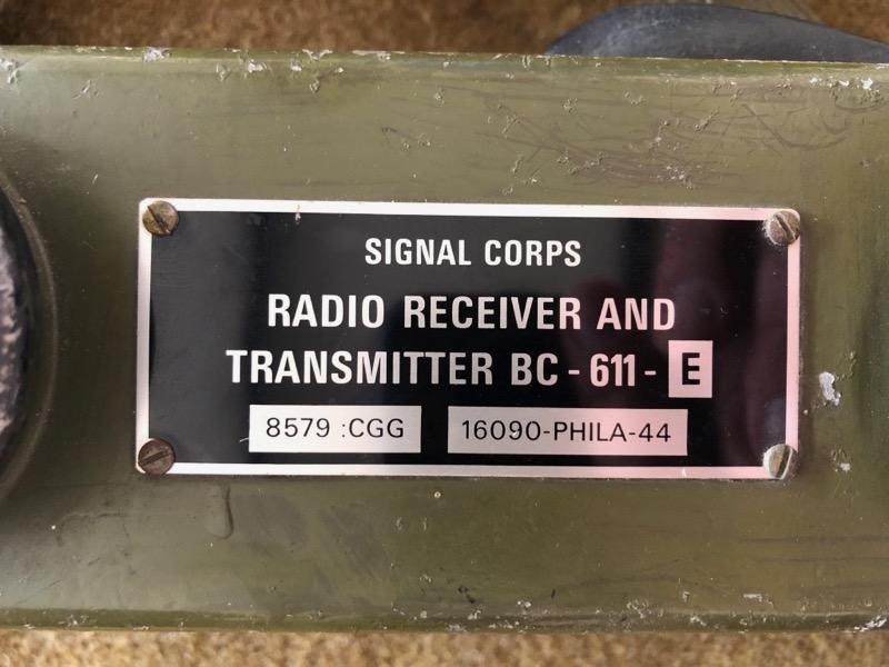 War Department Militaria | WWII US Military SCR-536 Walkie Talkie Radio  Tranceiver