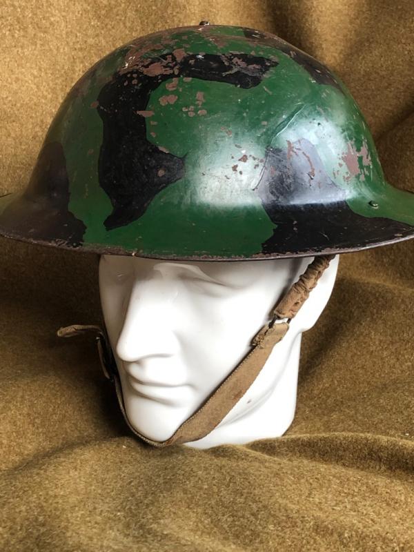 Extremely rare Home Guard Camouflaged Helmet