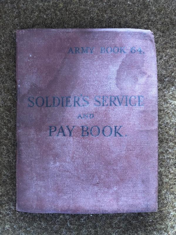 Unissued 1940 AB64 Pay Book