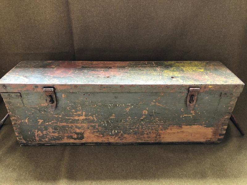 Extremely rare WWII dated Airborne 2-inch Mortar Transit Chest