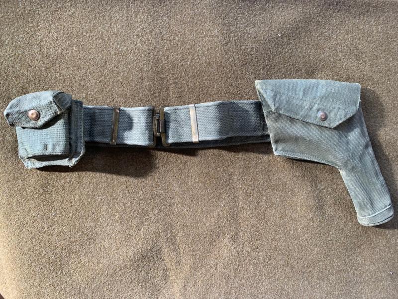 Pattern 1937 Webbing Belt, Holster and Ammunition Pouch