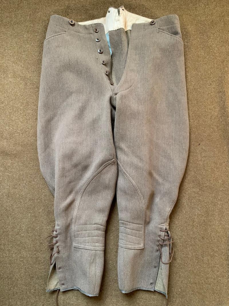 WWI - WWII Officer's Cavalry Twill Breeches