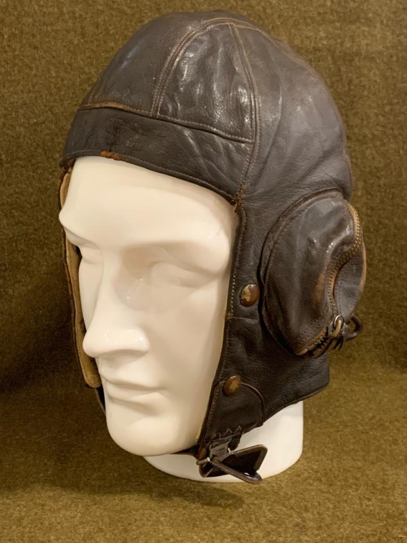 Uncommonly fine RAF B-Type Flying Helmet