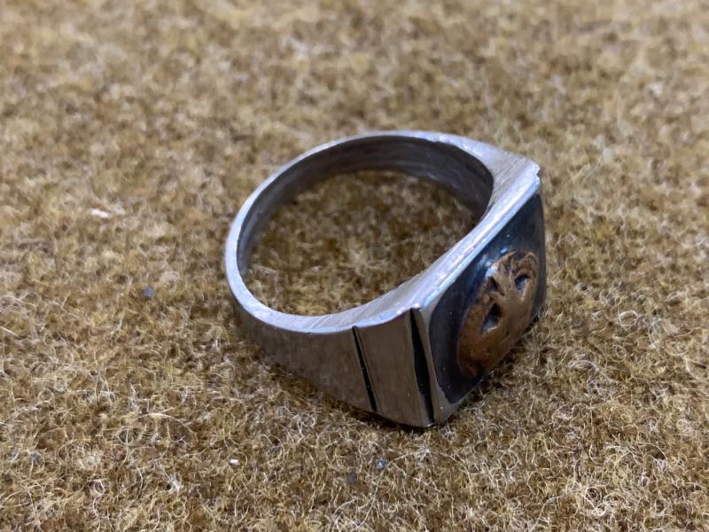 War Department Militaria Auction Great War Trench Art Finger Ring