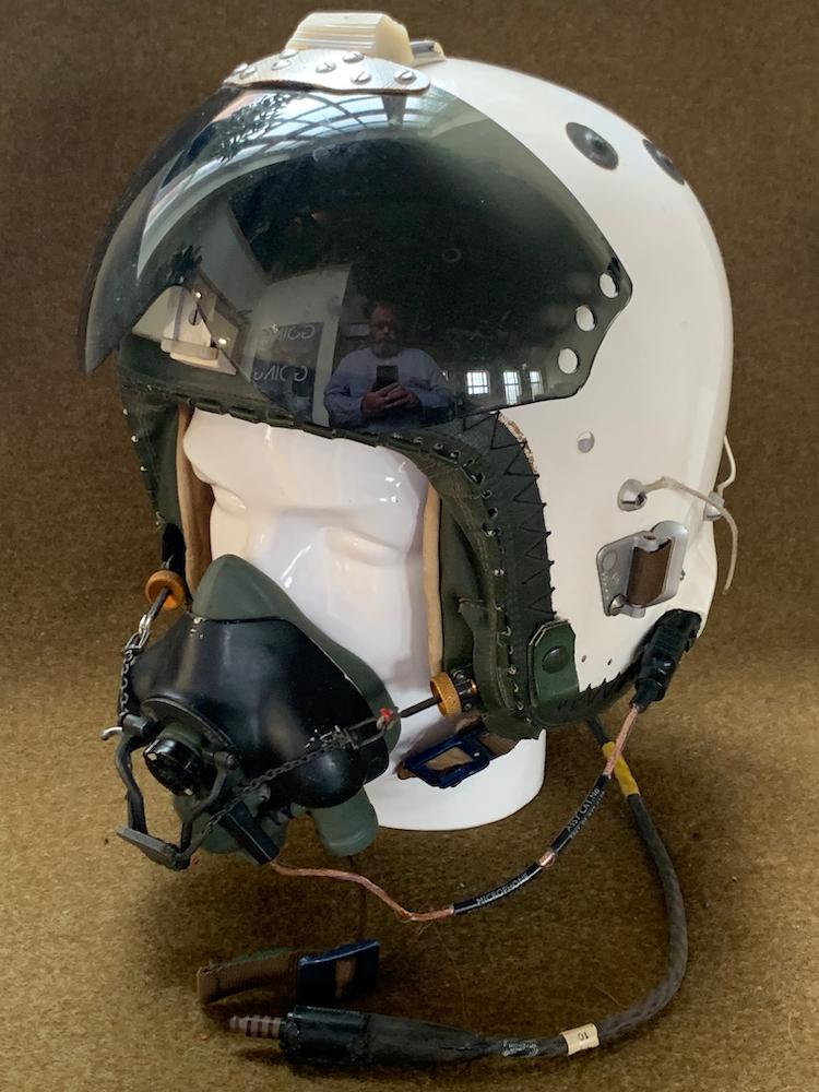 Late 1970s RAF Mk 3 Fast Jet Flying Helmet / Bone Dome
