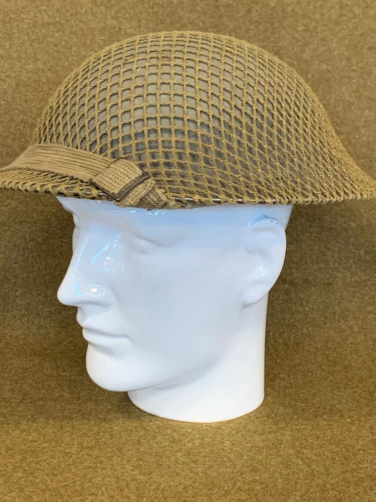 WWII Mk II Steel Helmet with original woven Net
