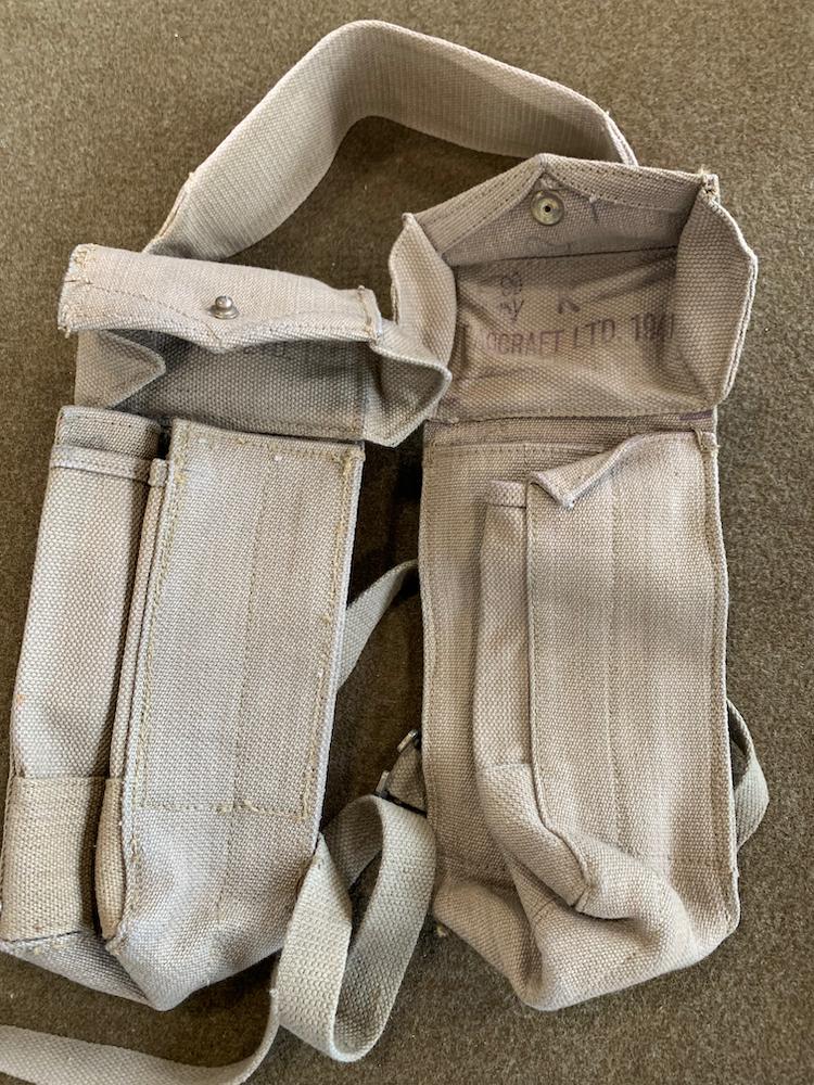 1941 dated Pattern 1937 Utility Pouches and Yoke