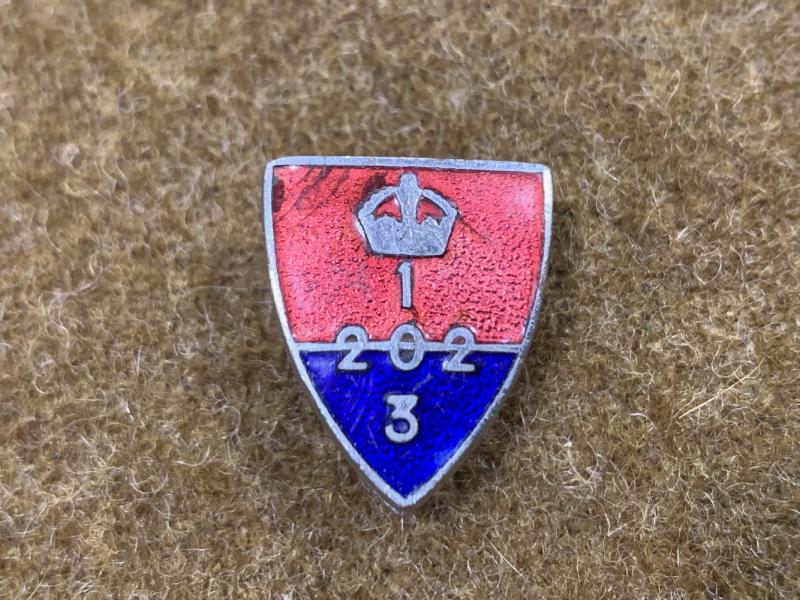 Rare Home Guard Auxiliary Units Lapel Badge