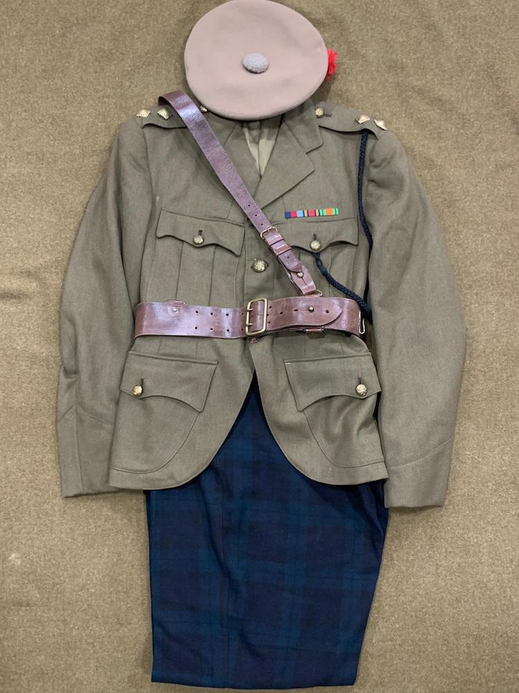 Extremely rare Black Watch Officer's Uniform Group