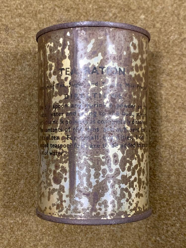 Extremely rare unopened WWII Tea Ration Tin