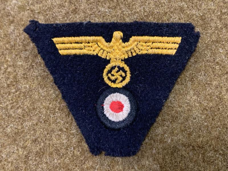 German Third Reich Kriegsmarine Peaked Field Cap National Emblem